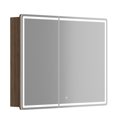 Зеркальный шкаф с подсветкой SANCOS Mirror 100 (Дуб Чарльстон)