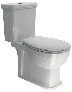 CLASSIC 70x37 унитаз приставной под бачок - смыв стандартный - глазурь белая глянцевая Extraglaze An ..